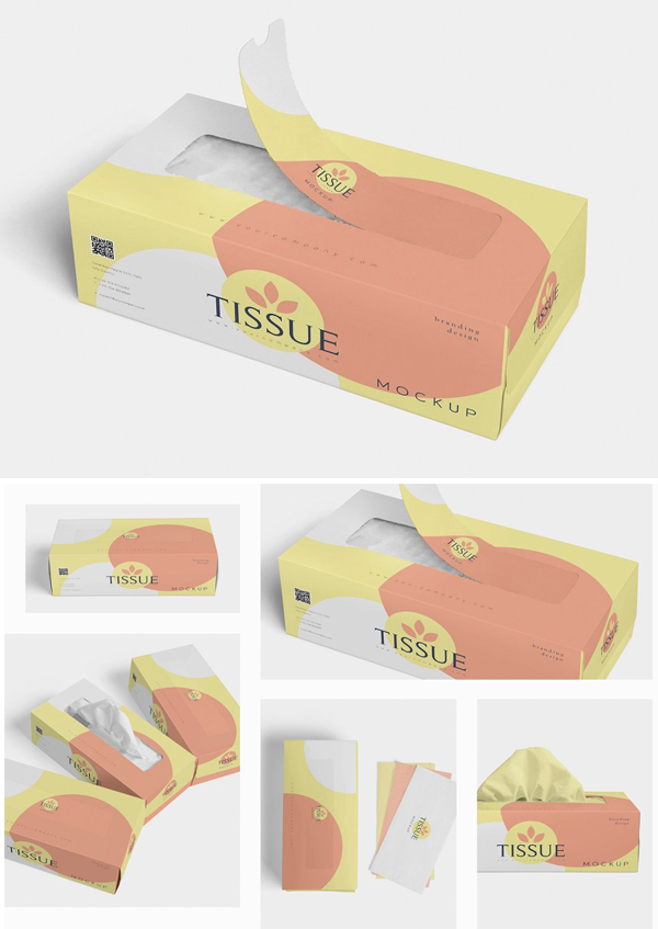 Tissue Box Mockups