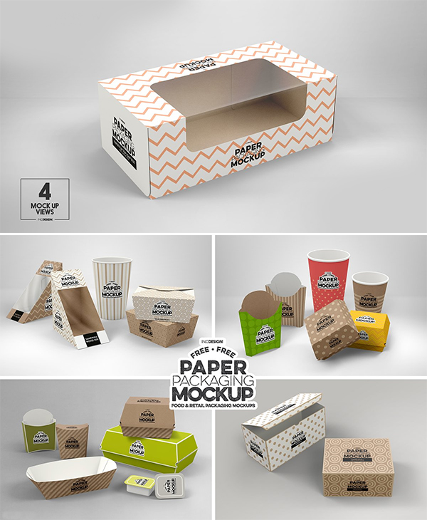 Flip Top Loaf Box Packaging Mockup