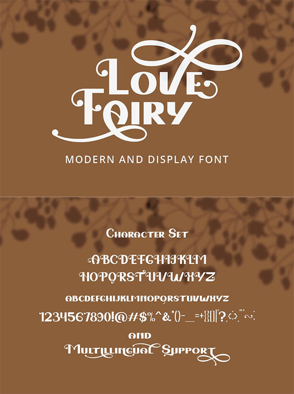 Love Fairy - Modern Display Font