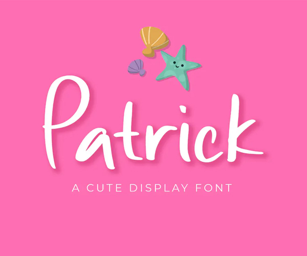Patrick Cute Display Font