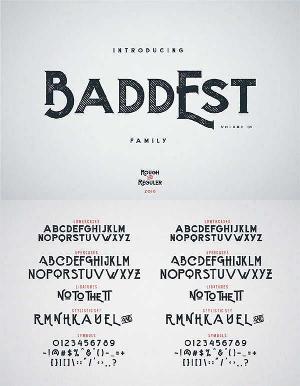 Baddest Typeface