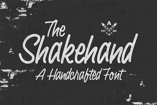 Shakehand Typeface