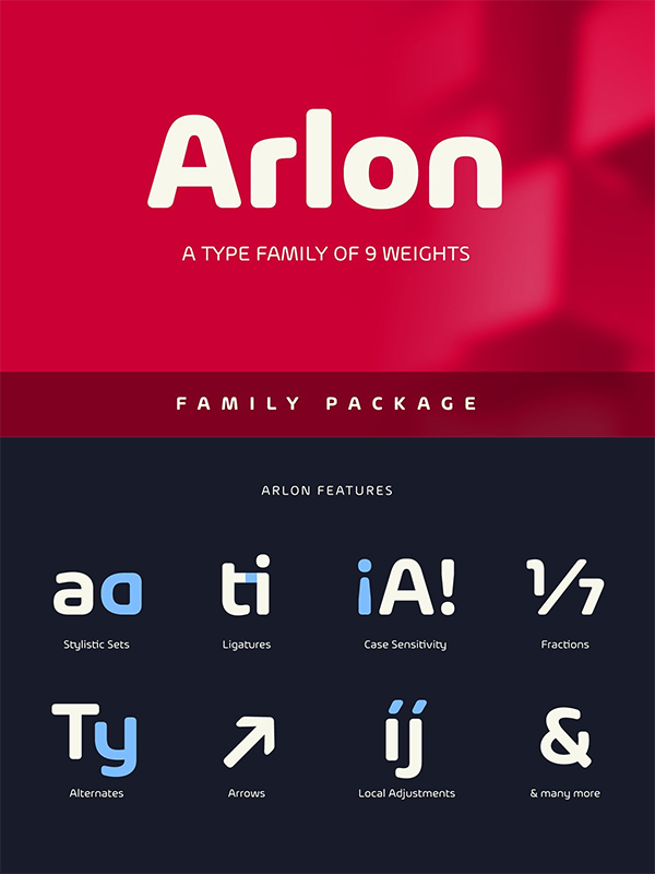 Arlon Family Font