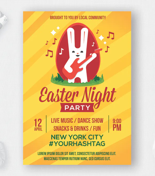 Awesome Easter flyer Template