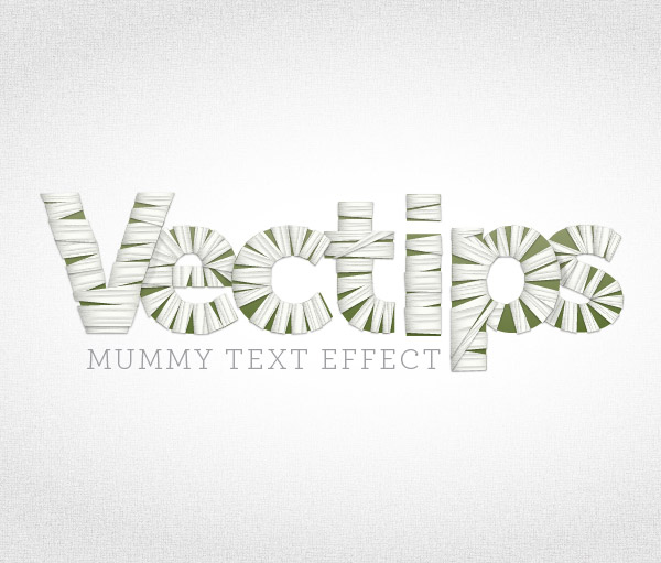 Create a Mummy Text Effect