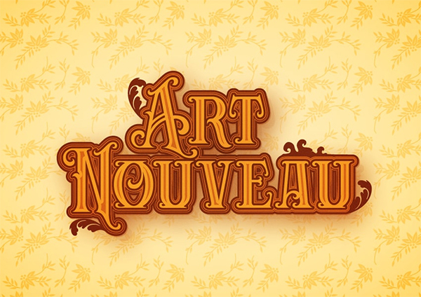 How to Create an Art Nouveau Text Effect in Illustrator