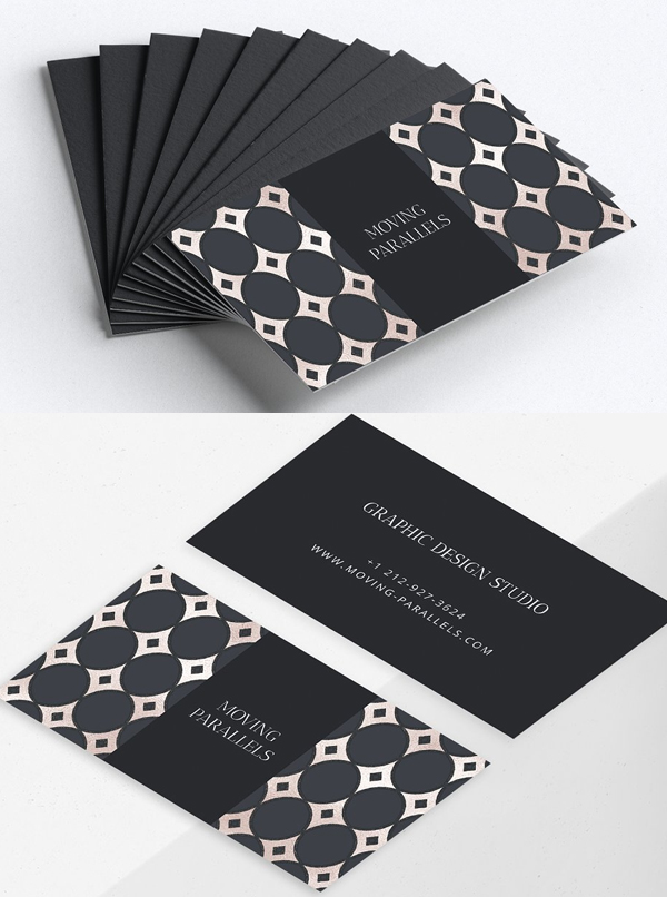 Geometric Elegant Business Card Template