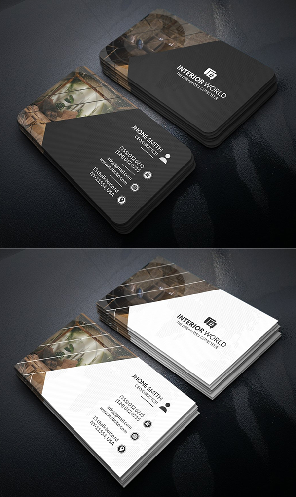 Interior Business Card Template
