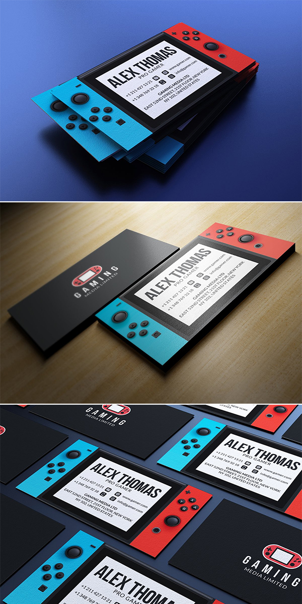 Nintendo Switch Business Card