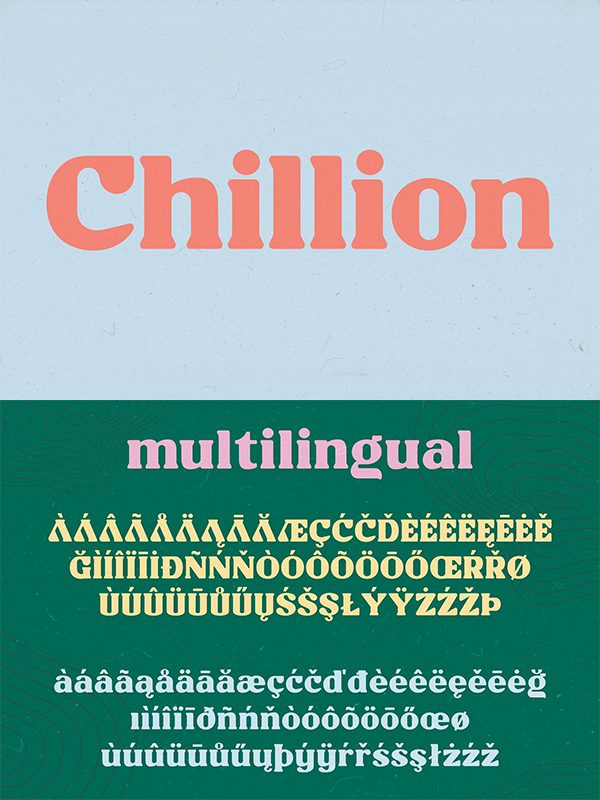 Chillion - Multipurpose Display Font