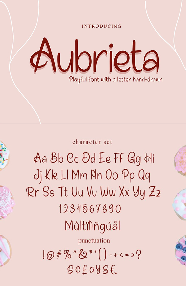 Aubrieta - Playful Font