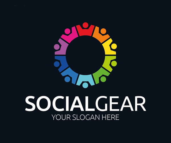 Social Gear Logo Design
