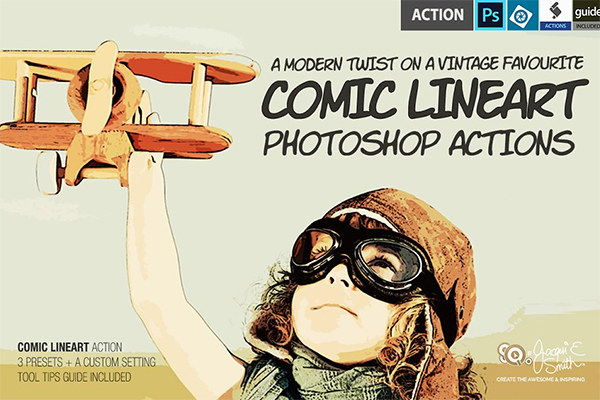Comic LineArt Actions