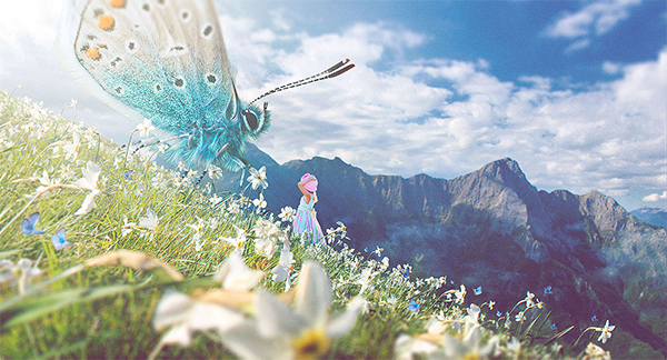 How to Create a Spring Fairytale Composition in Photoshop