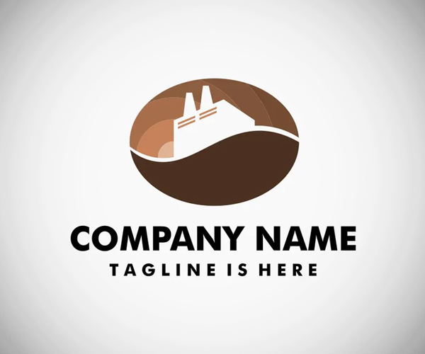 Coffee Factory Logo Template