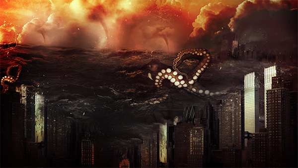 Create “Ocean Monster” Surreal Digital Art in Photoshop