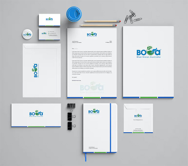 Boca Branding Identity & Stationery Pack