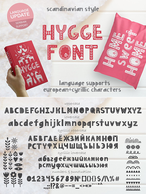 Hygge Scandinavian Font