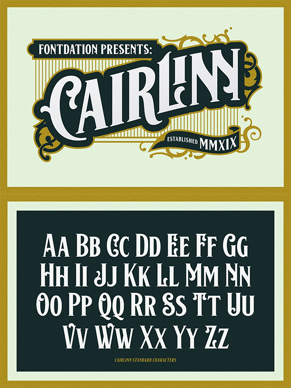 Cairlinn | Vintage Font