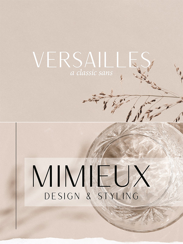 Versailles | A Classic Sans Font