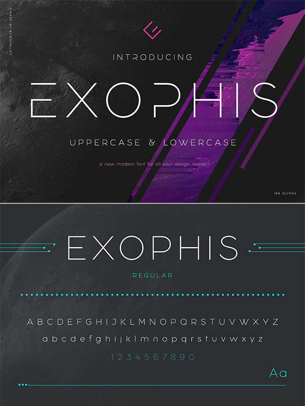 Exophis - Modern Sans Serif Font