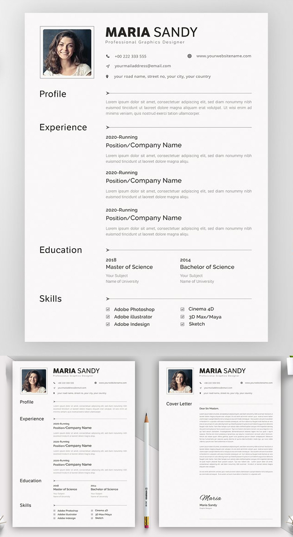 Simple CV / Resume Template
