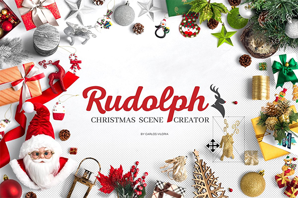 Rudolph Christmas Scene Creator