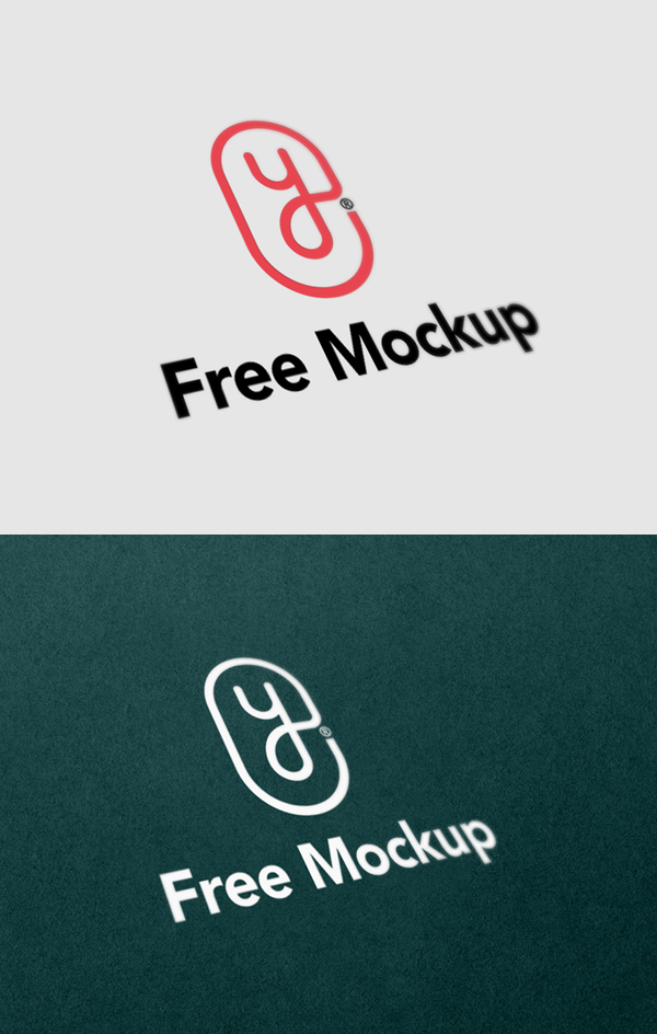 Minimal Logo Mockup - Freebie