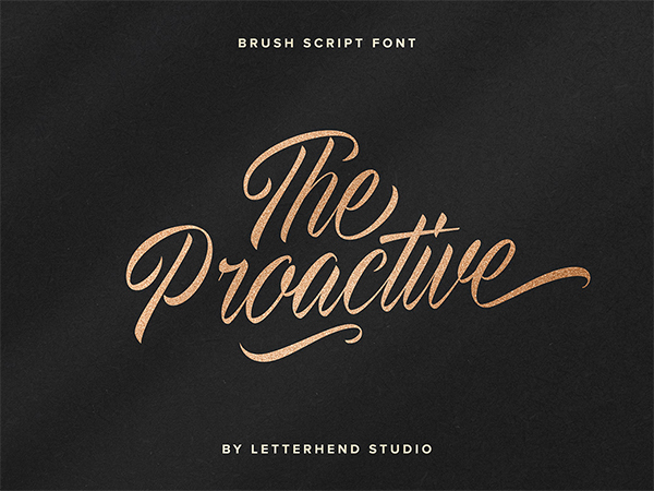 Proactive Script Free Font