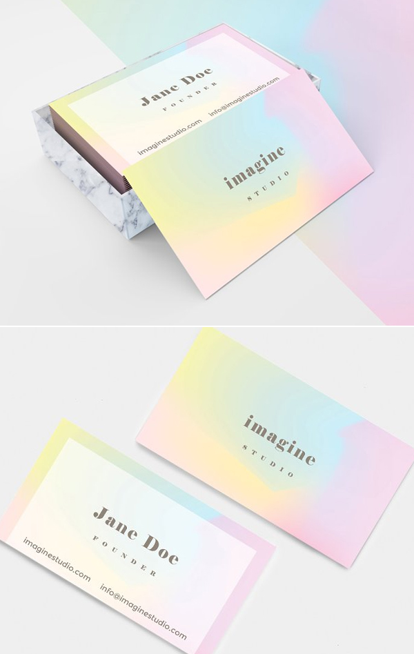 Minimal Holographic Business Card