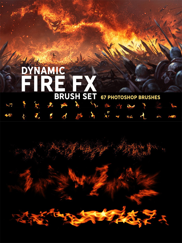 Dynamic Fire FX Brush Set