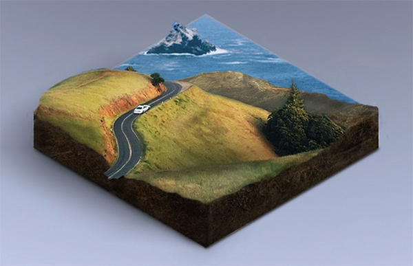How to Turn a Landscape Photograph Into an Isometric Icon in Adobe Photoshop