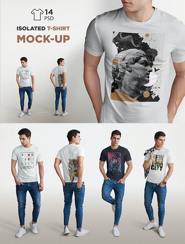 Isolated T-Shirt Mock-Up