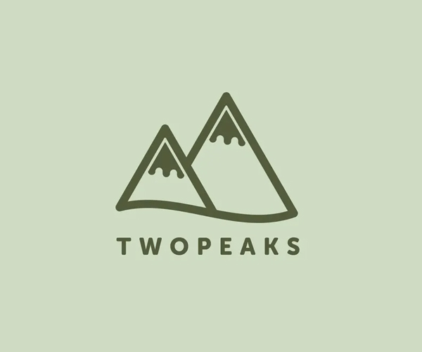Two Peaks Logo Template