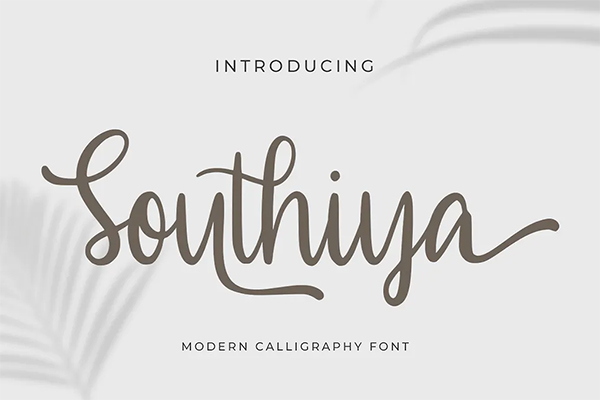 Southiya - Modern Calligraphy Font