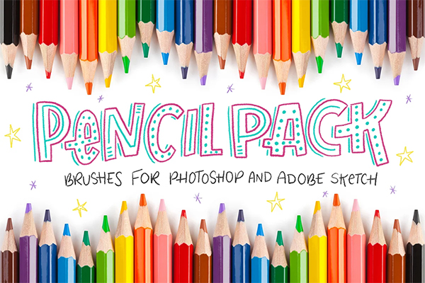 Pencil Pack Photoshop Brushes