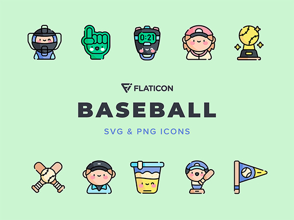 Baseball Vector Icons