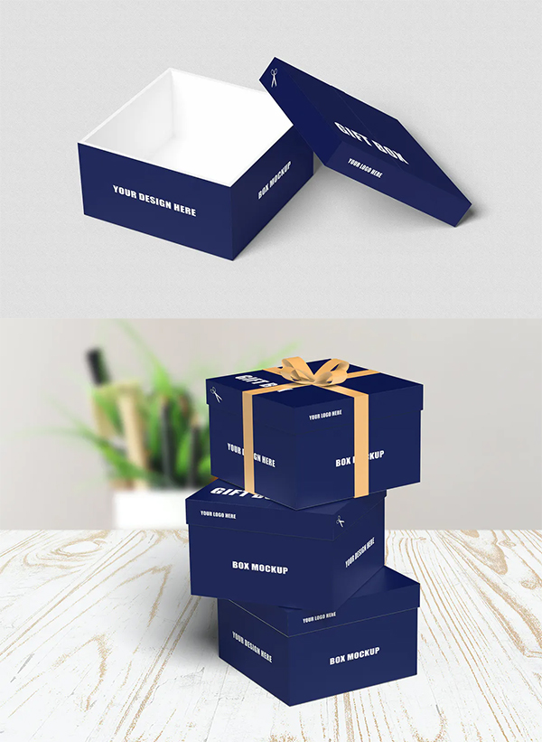 Gift Box Mock-Up