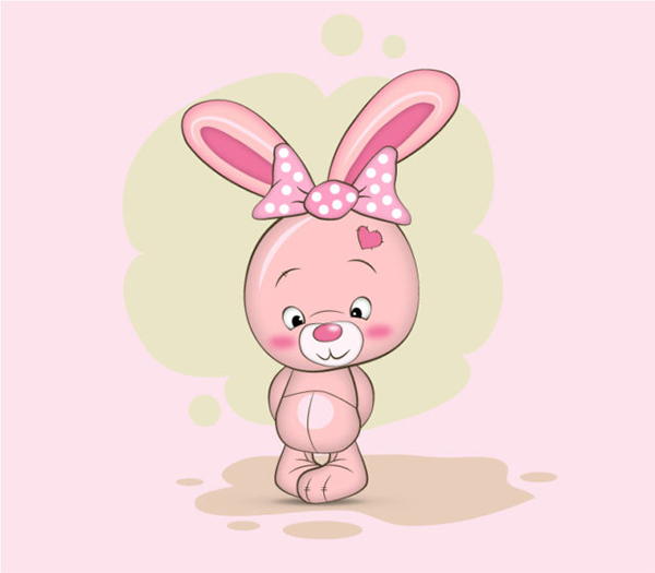 Illustrator vector tutorial Bunny character