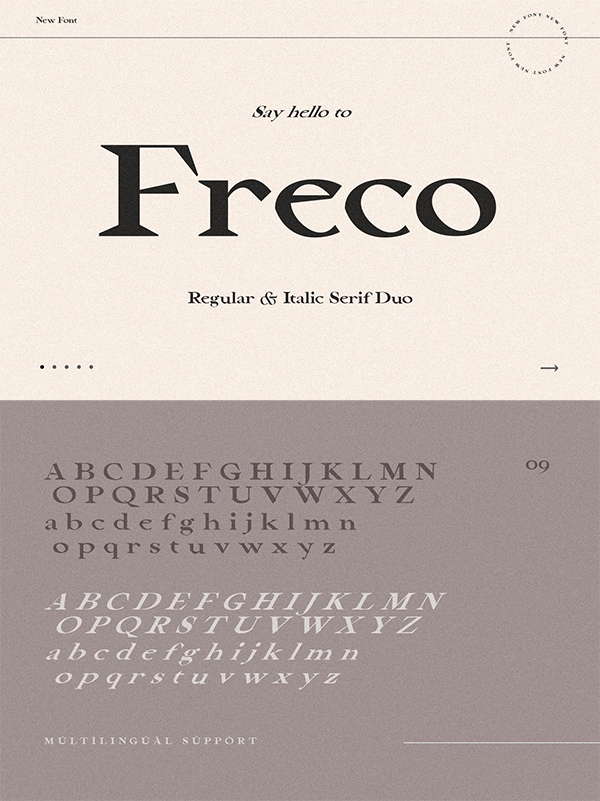 Freco - Modern Serif Font