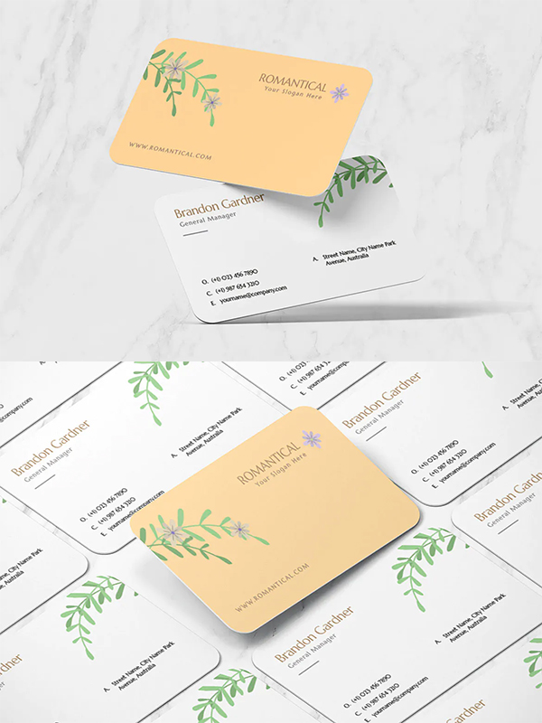 The Romantical Business Card