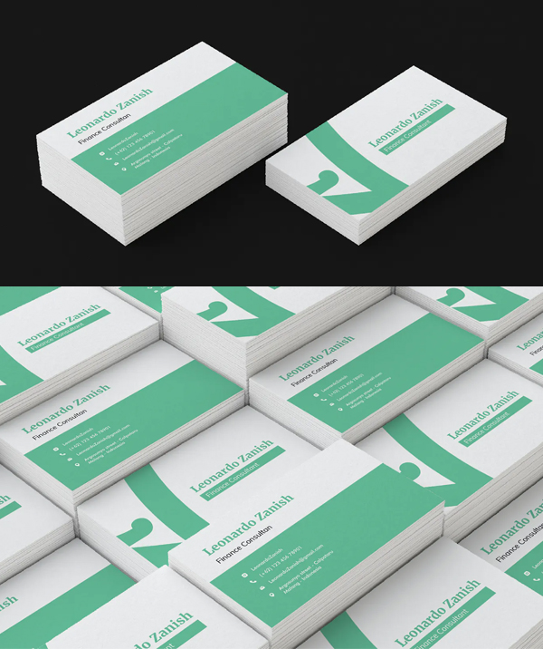 Finance and Investment Company Business Card