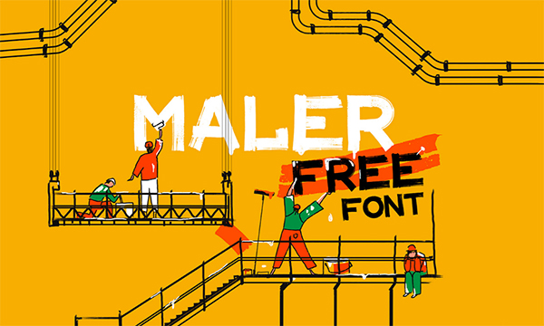 Maler Free Font