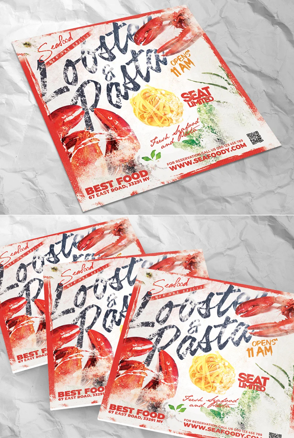 Lobster and Pasta Flyer