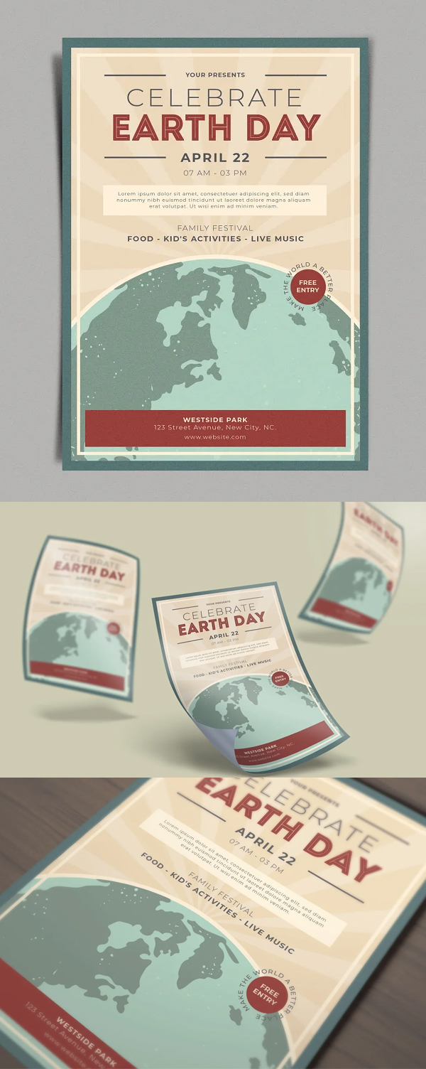 Celebrate Earth Day Template