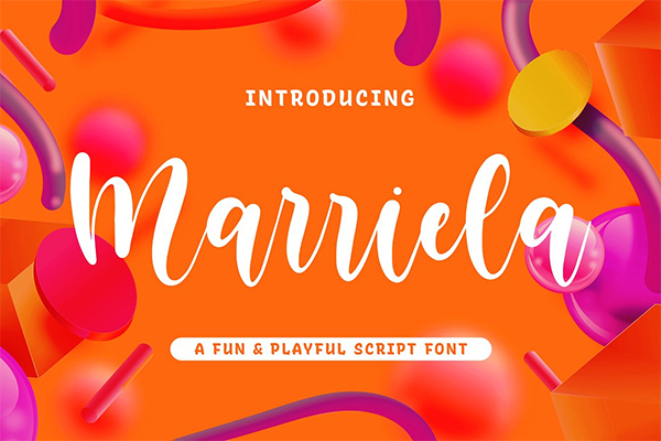 Marriela Script Font