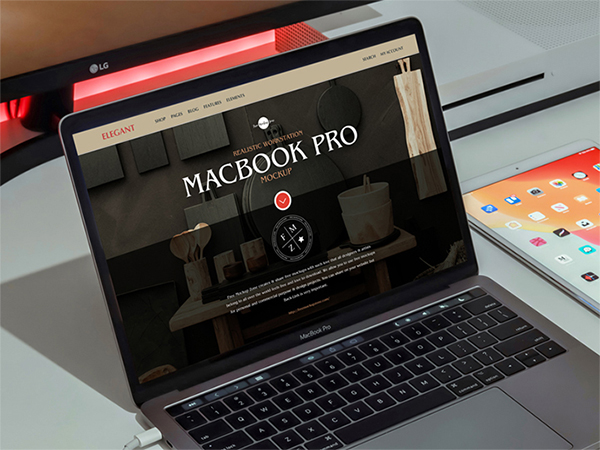 Awesome Best MacBook Pro PSD Mockup (2021)