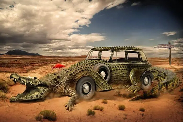 Combine a Crocodile with a Car to Create an Exotic Crocomobile