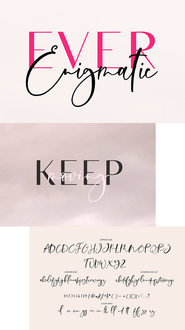 Ever Enigmatic Free Font