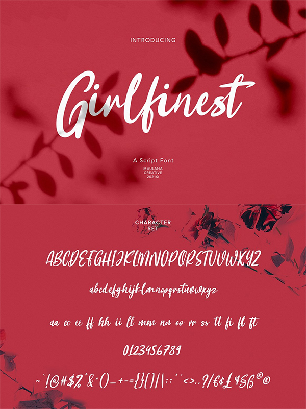 Girlfinest Script Font